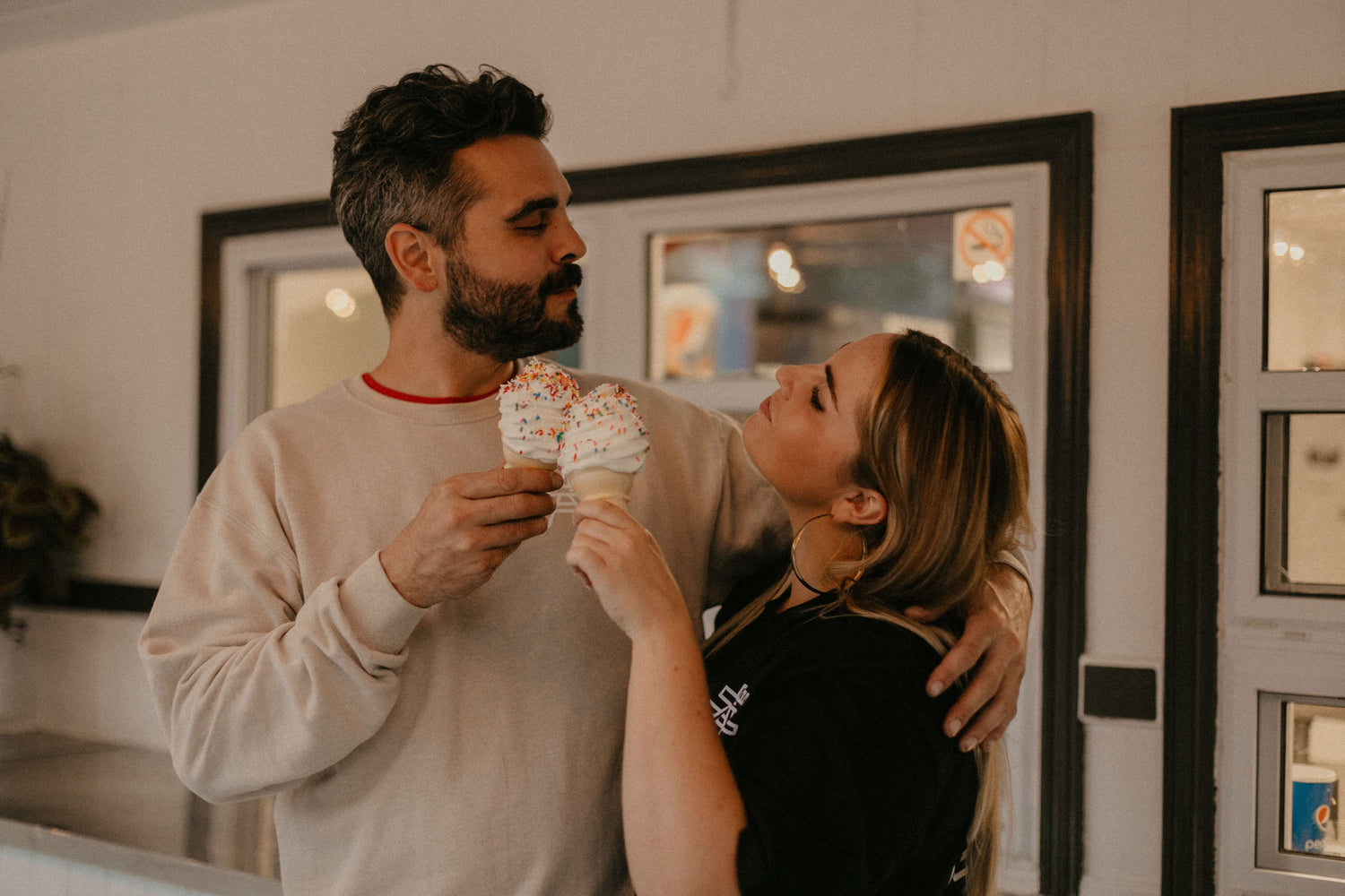 Woodland Drive In owners cheers ice cream